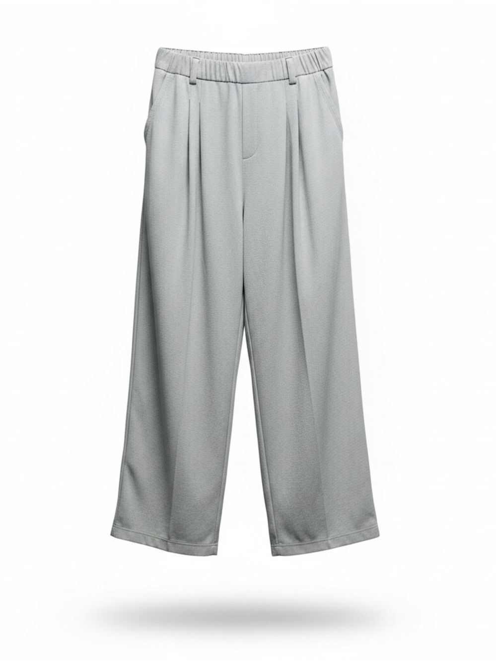 HALARA Light Gray Wide Leg Trousers